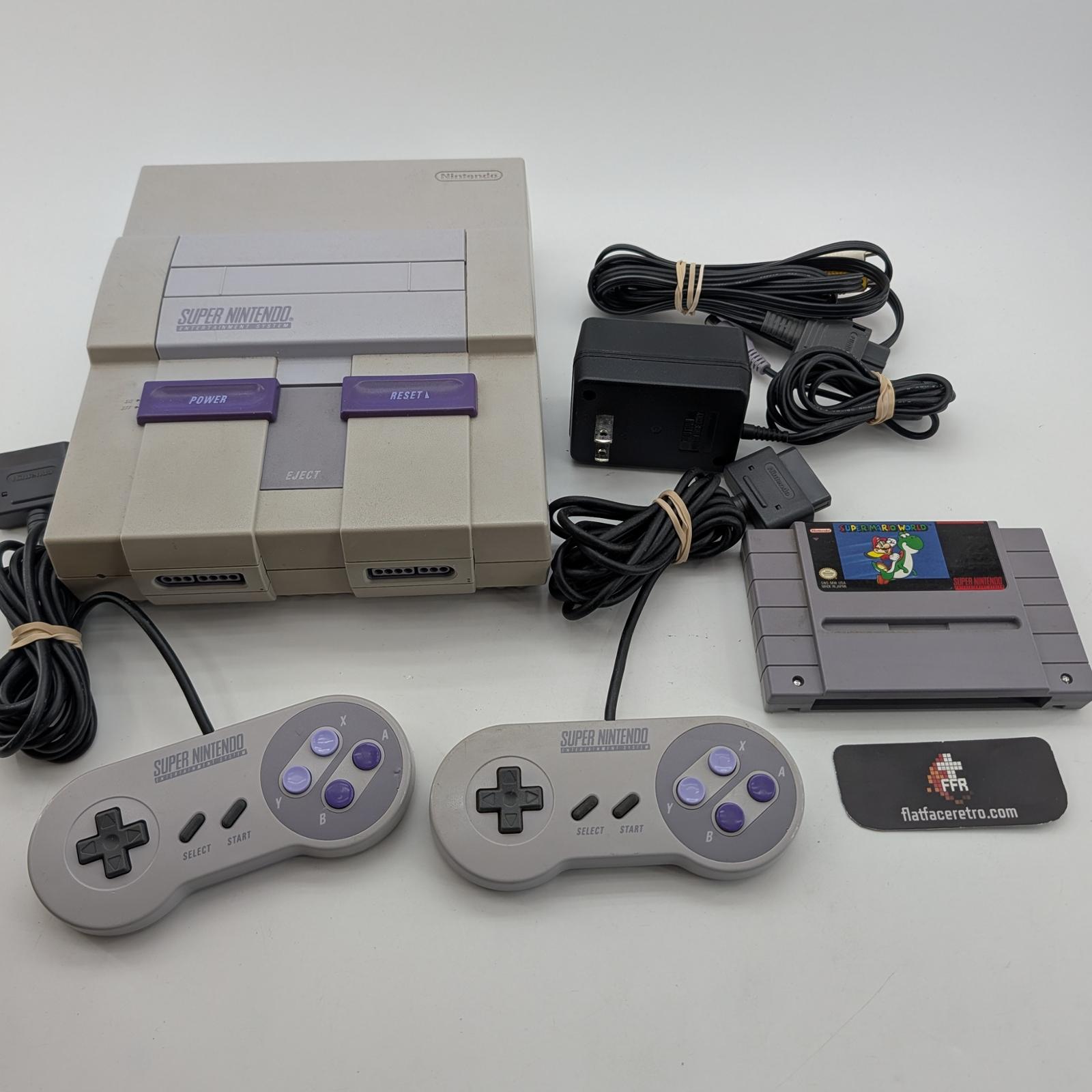 SNES Mario World Console Lot