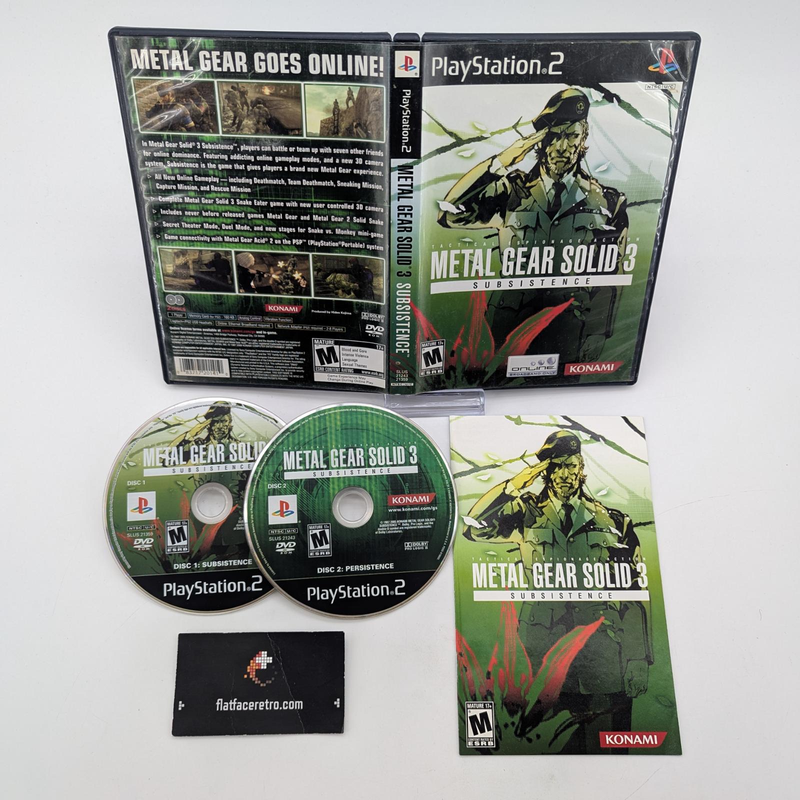 Metal Gear Solid 3 Subsistence