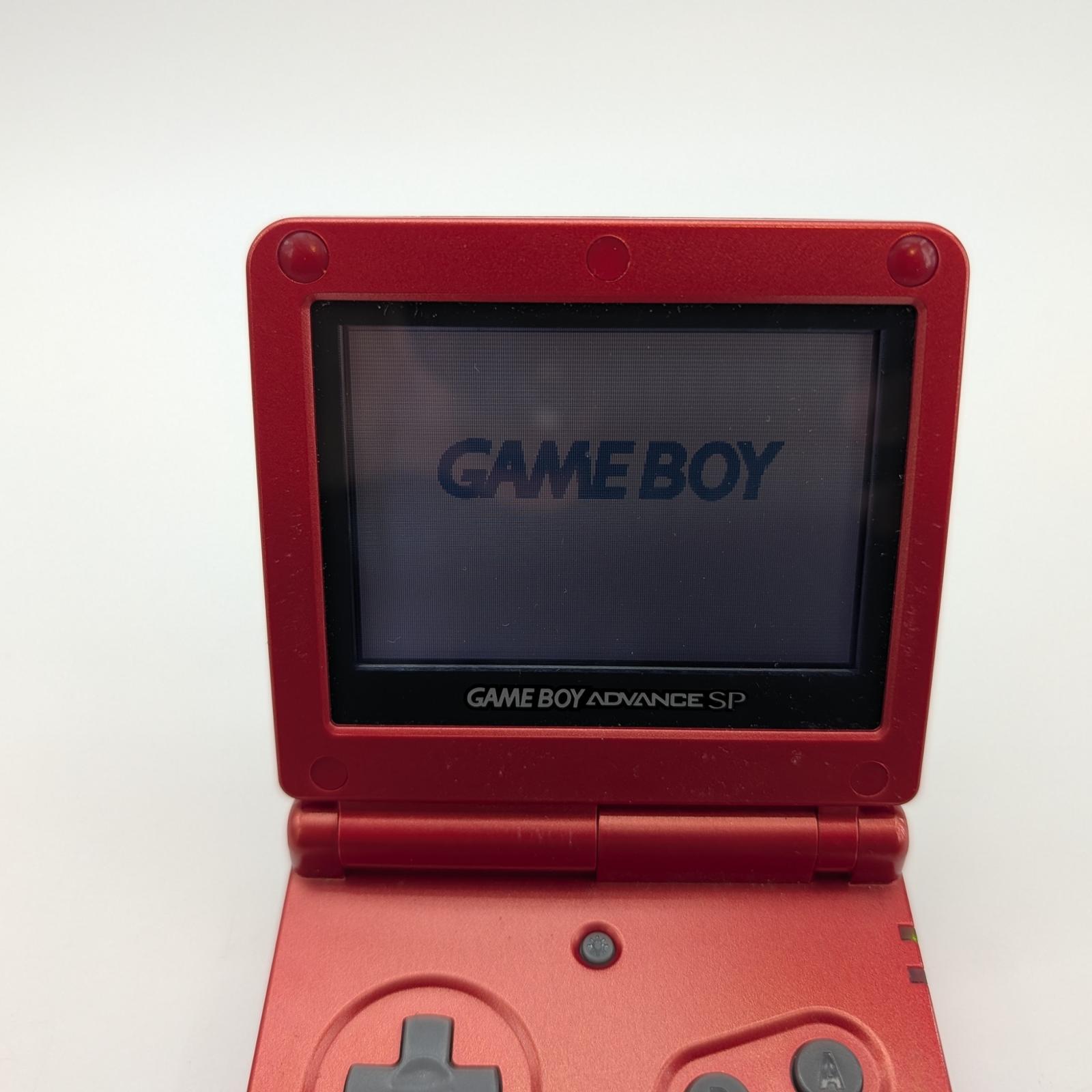 Game Boy Advance SP Red System