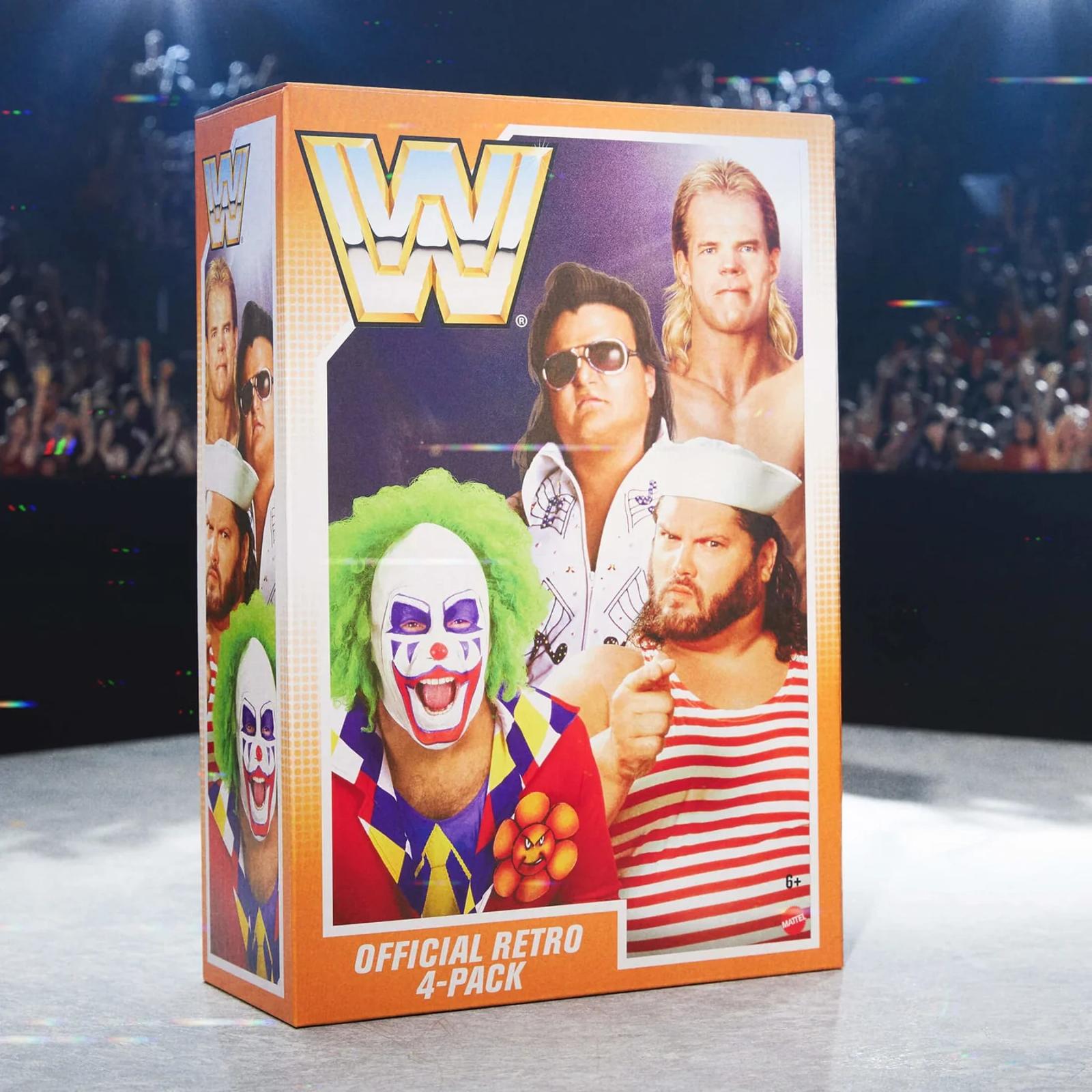 WWE Mattel Creations Exclusive Retro Series 13 Official Retro 4-Pack