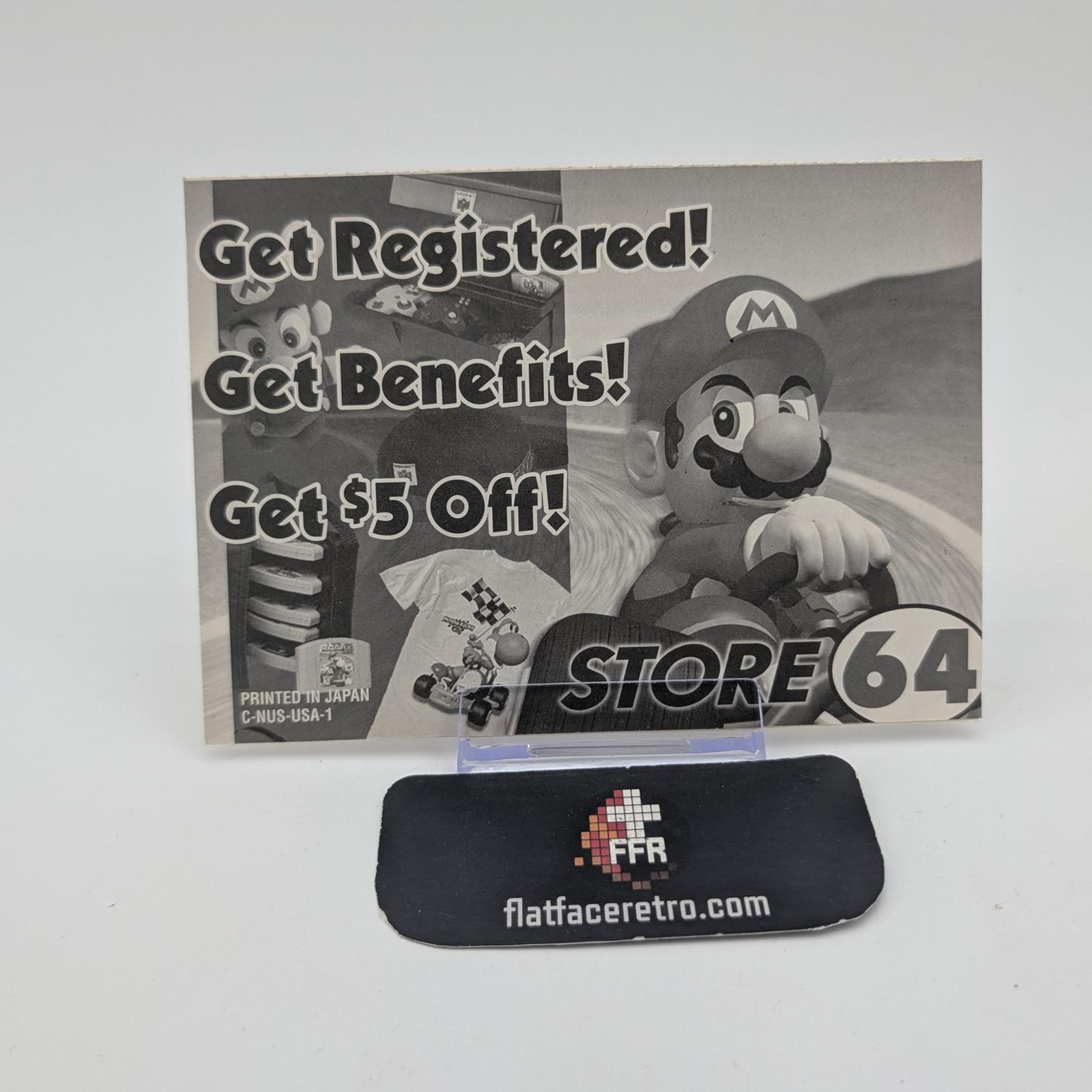 Nintendo Registration Card