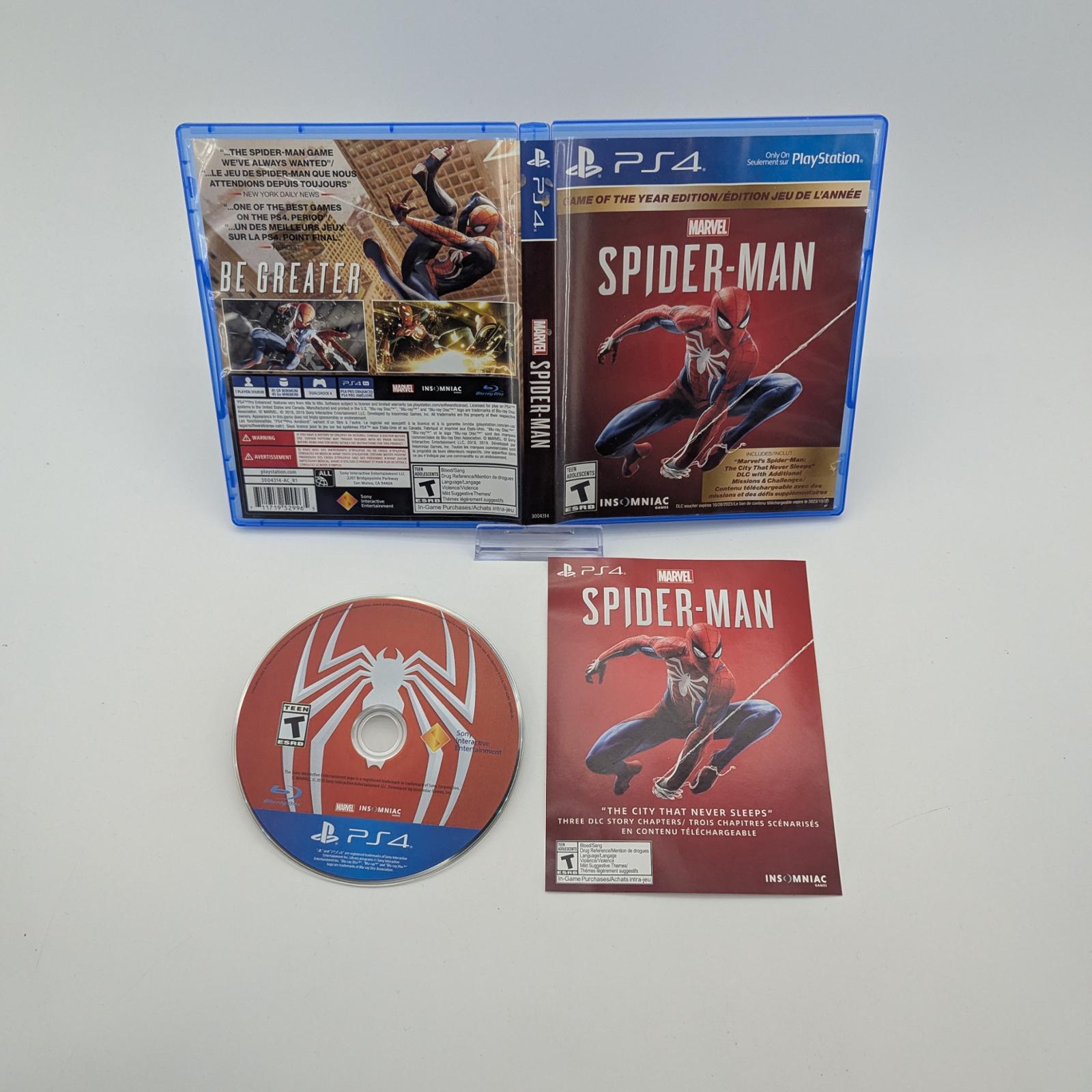 Marvel Spiderman [Game of the Year]