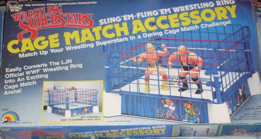 Sling 'Em-Fling 'Em Wrestling Ring Cage